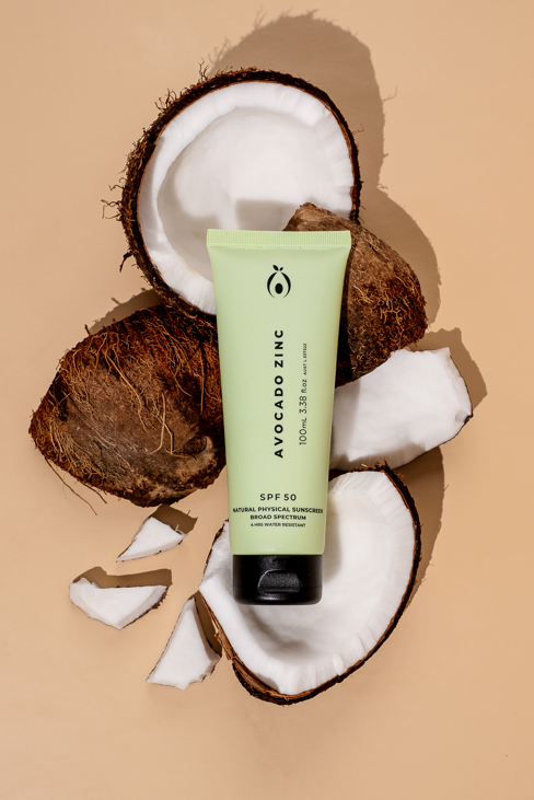 SPF 50 Natural Physical Sunscreen CLEAR